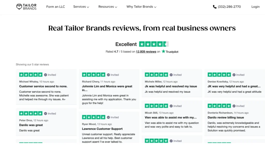 Tailor Brands 